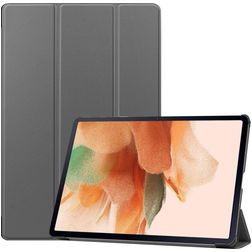 Mobigear Tri-Fold Samsung Galaxy Tab S7 FE Hülle Klapphülle - Grau