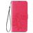 Mobigear Clover Motorola One Fusion Plus Klapphülle Portemonnaie - Magenta
