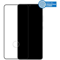 Mobilize Premium Samsung Galaxy S21 Ultra Panzerglas Gehärtetes Glas Displayschutz - Hüllenfreundlich - Schwarz