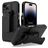 Mobigear Explorer iPhone 14 Pro Max Hülle Hardcase Backcover Stoßfest mit Ständer - Schwarz