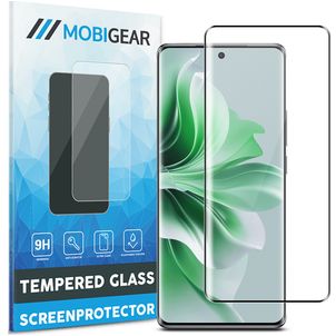 Mobigear Premium OPPO Reno 12 Pro Panzerglas Gehärtetes Glas Displayschutz - Hüllenfreundlich