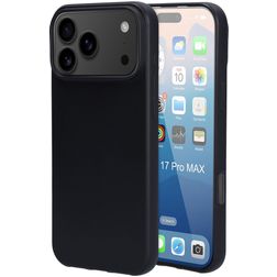 Mobiparts Classic iPhone 17 Pro Max Hülle Flexibles TPU Backcover - Schwarz
