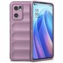 Mobigear Bumpy OPPO Find X5 Lite Hülle Flexibles TPU Backcover - Lila