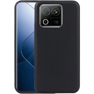 Mobigear Basics Xiaomi 15 Hülle Flexibles TPU Backcover - Schwarz