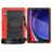 Mobigear SureGrip Xtreme Samsung Galaxy Tab S9 Ultra Hülle Kunststoff,Silikon Backcover + Schulterträger + Ständer - Schwarz / Rot