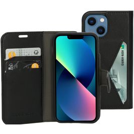 Mobiparts Classic Wallet iPhone 12 Mini Hülle Klapphülle Geldbörse - Schwarz