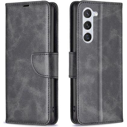 Mobigear Excellent Samsung Galaxy S25 Hülle Klapphülle Geldbörse - Schwarz
