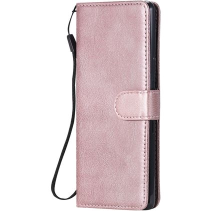 Mobigear Premium Sony Xperia L4 Hülle Klapphülle Geldbörse - Roségold