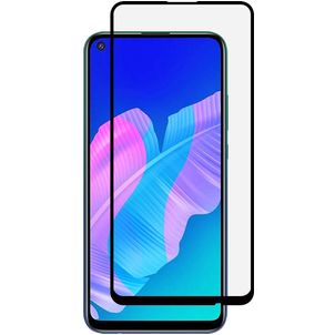 Mobigear Premium Huawei P40 Lite E Panzerglas Gehärtetes Glas Displayschutz - Hüllenfreundlich - Schwarz