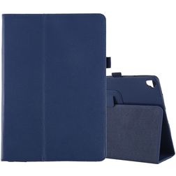 Mobigear Classic iPad 7 (2019) Hülle Klapphülle + Stifthalter - Dunkelblau