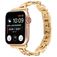 Mobigear Paris Edelstahl Apple Watch Armband Faltschließe - 49/46/45/44 mm - Gold