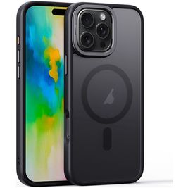 Mobigear Shockproof iPhone 16 Pro MagSafe Hülle Hardcase Backcover - Schwarz