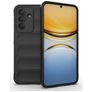 Mobigear Bumpy Samsung Galaxy A37 Hülle Flexibles TPU Backcover - Schwarz