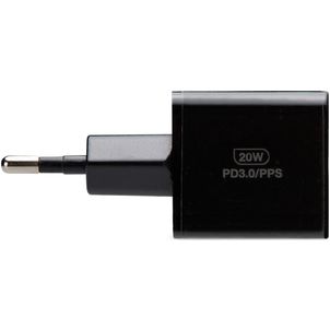 Mobigear Essentials Single USB-C Ladegerät USB-C 1 Meter Power Delivery 20W - Schwarz