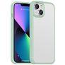 Mobigear Crystal iPhone 14 Plus Hülle Hardcase Backcover Stoßfest - Transparent / Grün