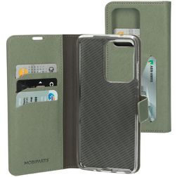 Mobiparts Classic Wallet Samsung Galaxy S20 Ultra Hülle Klapphülle Geldbörse - Stone Green