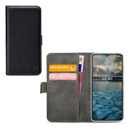 Mobilize Classic Gelly Wallet Nokia 2.4 Klapphülle Portemonnaie - Schwarz