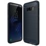Mobigear Brushed Slim Samsung Galaxy S8 Hülle Flexibles TPU Backcover - Blau