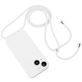 Mobigear Lanyard iPhone 14 Silikon Handykette - Weiß