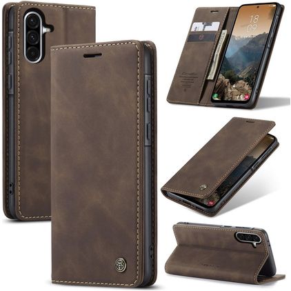 CaseMe 013 Samsung Galaxy A56 Hülle Klapphülle Geldbörse - Braun