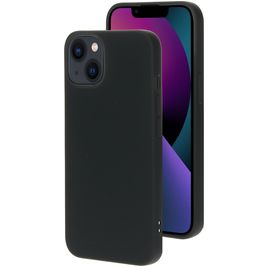 Mobiparts iPhone 13 Silikon Hülle Backcover - Schwarz