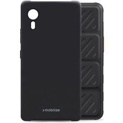 Mobilize Rubber Gelly Samsung Galaxy Xcover 7 Hülle Flexibles TPU Backcover - Matt Black