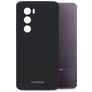 Mobilize Rubber Gelly OPPO Reno 12 Pro Hülle Flexibles TPU Backcover - Schwarz