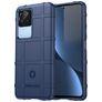 Mobigear Rugged Shield POCO F4 Hülle Flexibles TPU Backcover Stoßfest - Blau