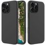 Mobigear Rubber Touch iPhone 16 Pro Silikon Backcover - Schwarz