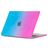Mobigear Rainbow Matte MacBook Air 15 Zoll (2023-2025) Hardcase Hülle MacBook Case - Blau / Pink - Model A2941 / A3114 / A3241