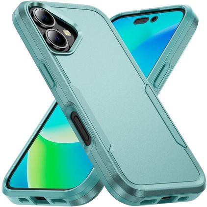 Mobigear Heavy Armor iPhone 16 Plus Hardcase Backcover Shockproof - Grün