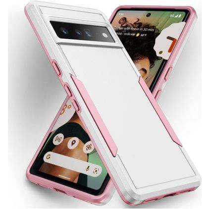 Mobigear Heavy Armor Google Pixel 7 Pro Hülle Hardcase Backcover Stoßfest - Weiß