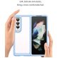 Mobigear Crystal Samsung Galaxy Z Fold 4 Hülle Hardcase Backcover - Transparent / Schwarz