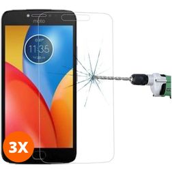 Mobigear Motorola Moto C Plus Panzerglas Gehärtetes Glas Displayschutz - Hüllenfreundlich (3er Pack)