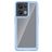 Mobigear Crystal OPPO Reno 8 5G Hülle Hardcase Backcover - Transparent / Blau