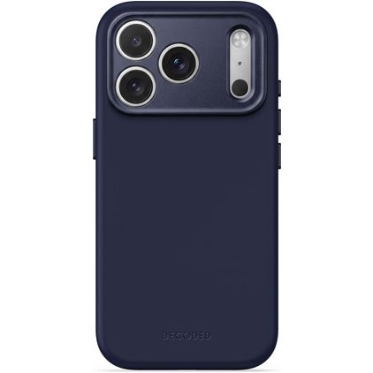 Decoded AntiMicrobial iPhone 18 Pro Silikon MagSafe Hülle Backcover - Atlantic Blue
