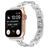 Mobigear Paris Edelstahl Apple Watch Armband Faltschließe - 42/41/40/38 mm - Silber