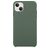 Mobigear Rubber Touch iPhone 15 Plus Silikon Hülle Backcover - Grün