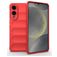 Mobigear Bumpy Samsung Galaxy S25 Edge Hülle Flexibles TPU Backcover - Rot