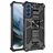 Mobigear Armor Stand Samsung Galaxy S21 FE Hülle Hardcase Backcover Stoßfest mit Ständer - Schwarz