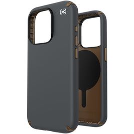 Speck Presidio2 Pro iPhone 15 Pro MagSafe Hülle Hardcase Backcover Stoßfest - Charcoal Grey
