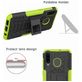 Mobigear Tire Samsung Galaxy A50 Hülle Hardcase Backcover Stoßfest mit Ständer - Schwarz / Orange