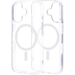 Mobiparts Hardcover Durchsichtig iPhone 16 MagSafe Hülle Hardcase Backcover - Transparent