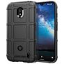Mobigear Rugged Shield Nokia 2.2 Hülle Flexibles TPU Backcover Stoßfest - Schwarz
