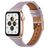 Mobigear Napoli Leder Apple Watch Armband Dornschließe - 49/46/45/44 mm - Lila