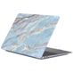 Mobigear Marble MacBook Air 13 Zoll (2018-2020) Hardcase Hülle MacBook Case - Blau / Gold - Model A1932 / A2179 / A2337