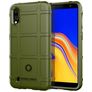 Mobigear Rugged Shield Samsung Galaxy A01 Core Hülle Flexibles TPU Backcover Stoßfest - Grün