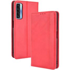 Mobigear Sensation TCL 20 5G Hülle Klapphülle Geldbörse - Rot