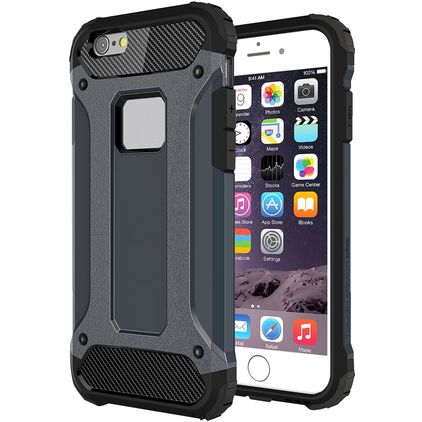 Mobigear Outdoor iPhone 6s Hülle Hardcase Backcover Stoßfest - Dunkelblau