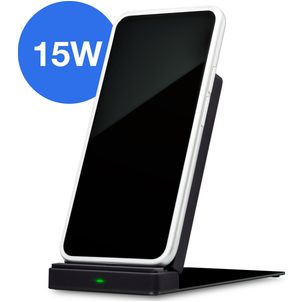 Mobilize Foldable Ladestation Qi Wireless 2 Meter 15W - Schwarz